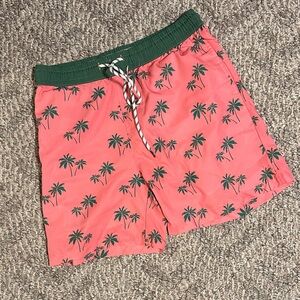 Palm Tree Print Swim Shorts